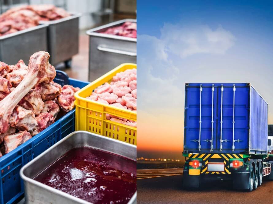 Subproductos cárnicos y transporte